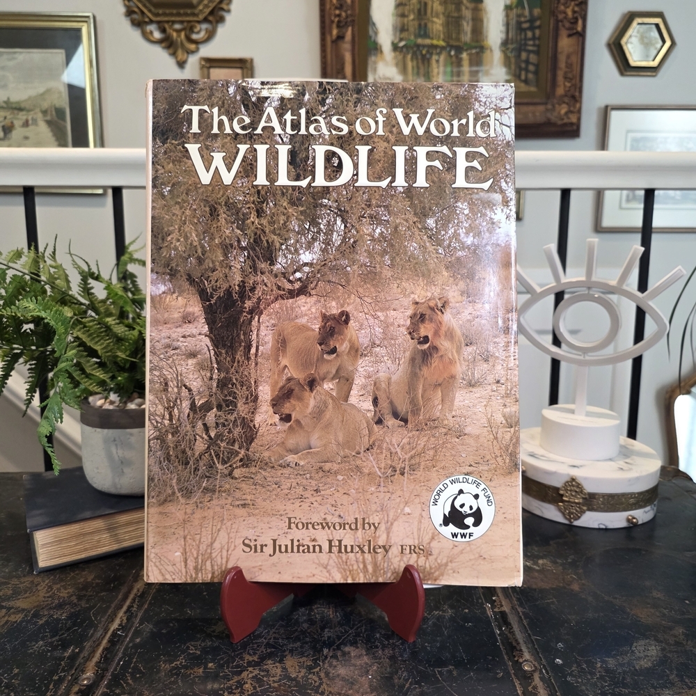The Atlas of World Wildlife 1973 WWF XL Hardcover | Foreword Sir Julian Huxley